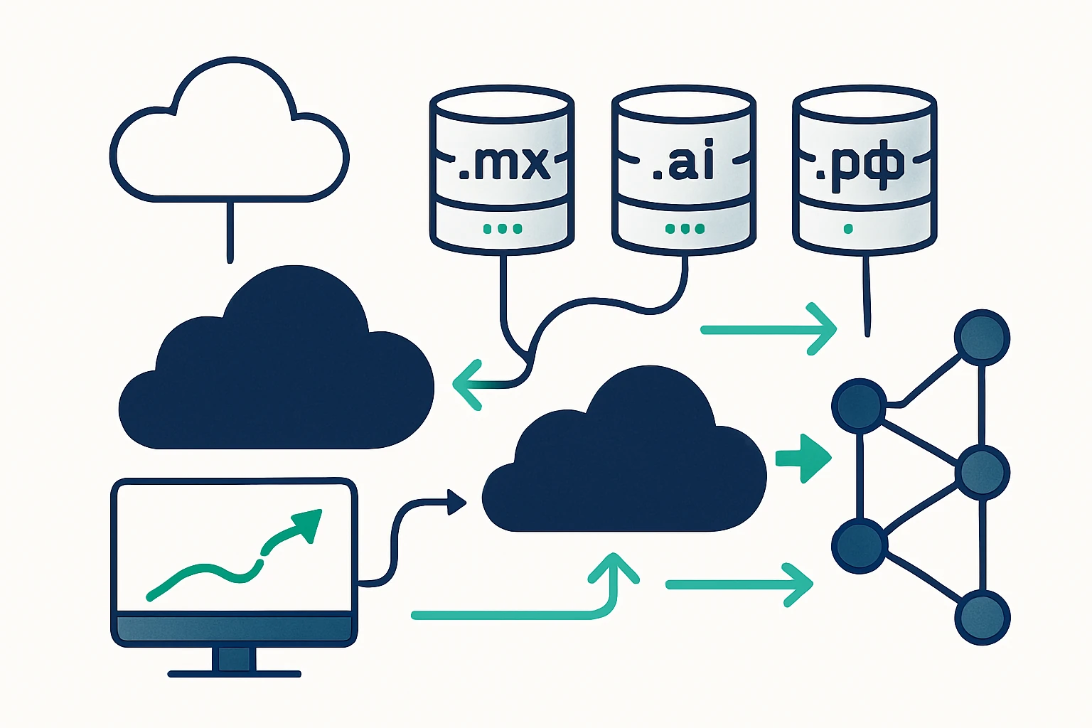 Downloading .mx, .ai, and .рф Domain Lists to Power Cloud Routing and Multi-Cloud Traffic Engineering