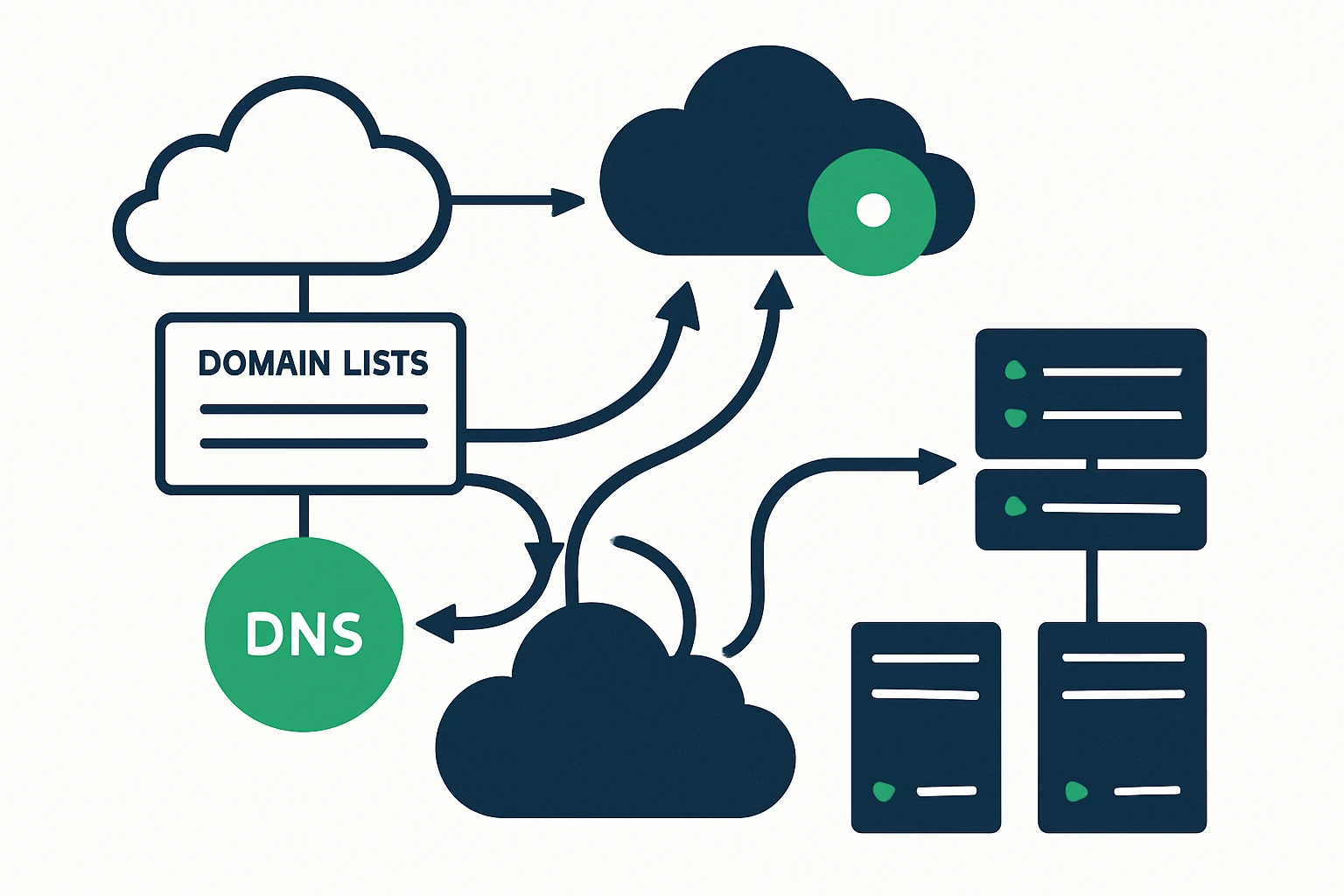 Multi-Cloud Traffic Engineering with Domain Lists: DNS Failover, Anycast, and WS/NG/Agency Domains